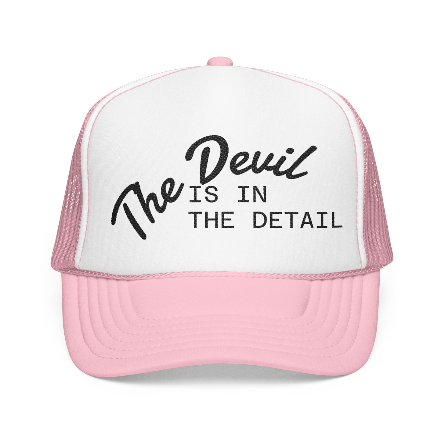 "The Devil is in the Detail" Wash King Trucker Hat