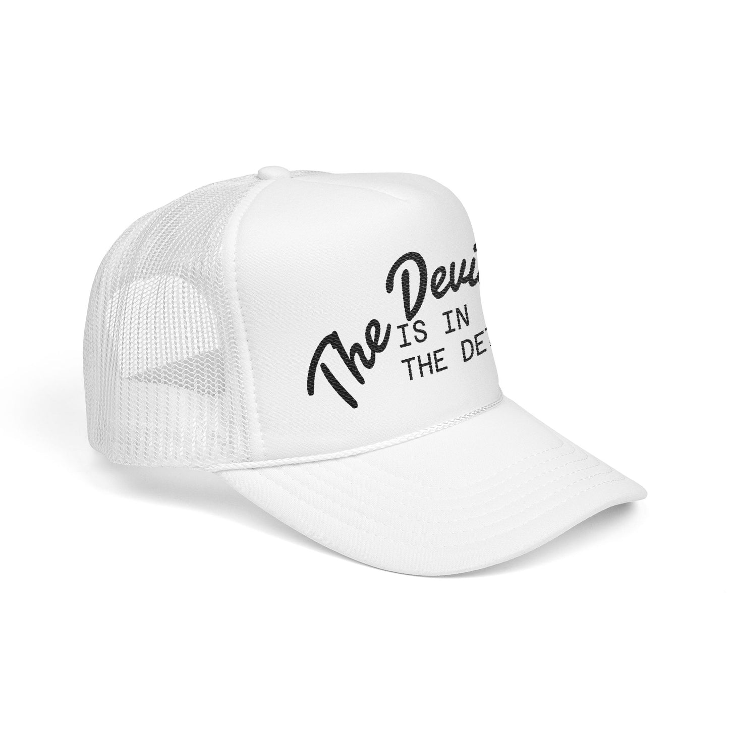 "The Devil is in the Detail" Wash King Trucker Hat