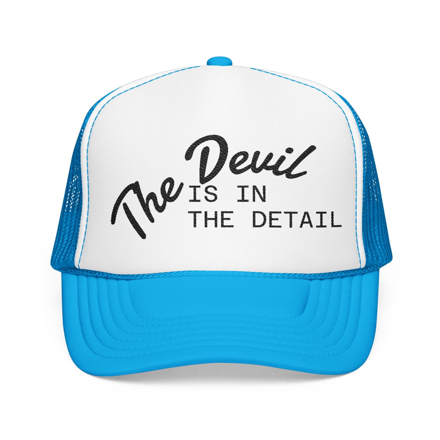 "The Devil is in the Detail" Wash King Trucker Hat