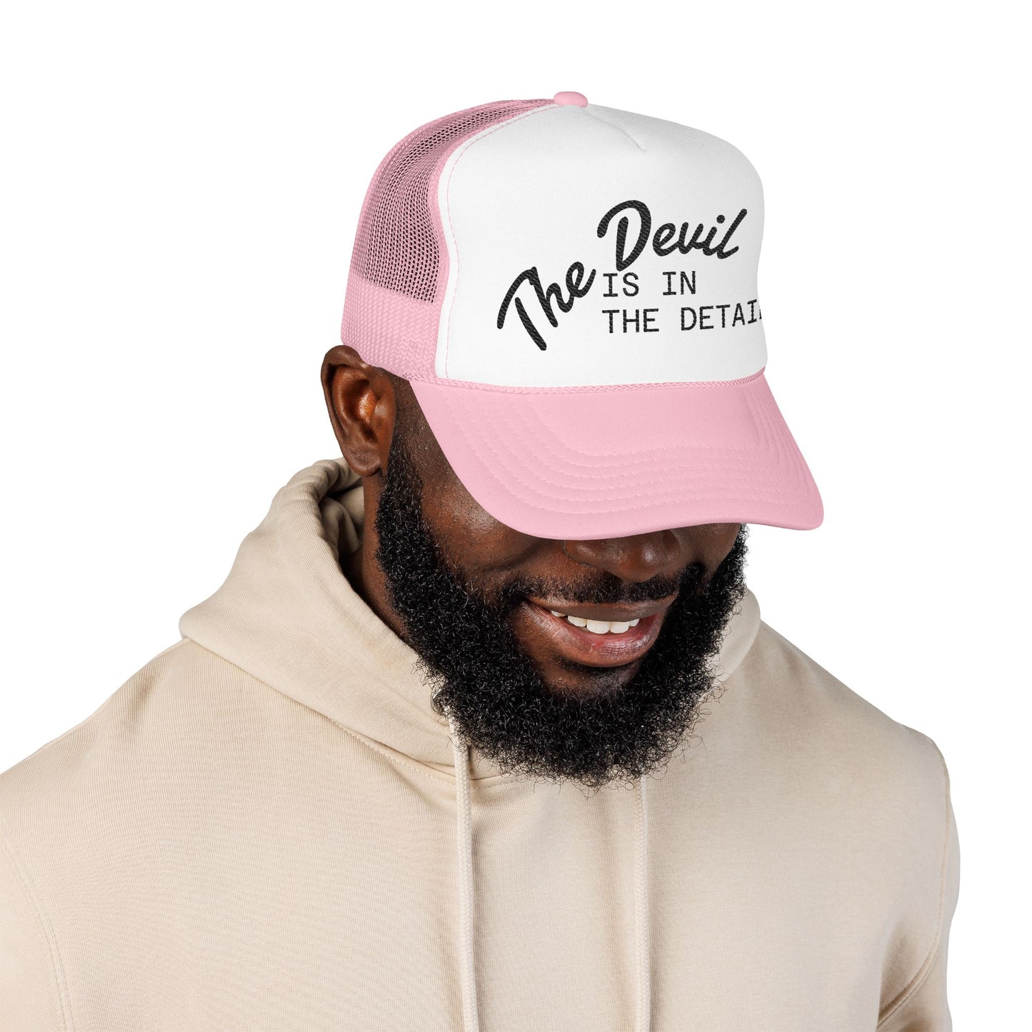 "The Devil is in the Detail" Wash King Trucker Hat