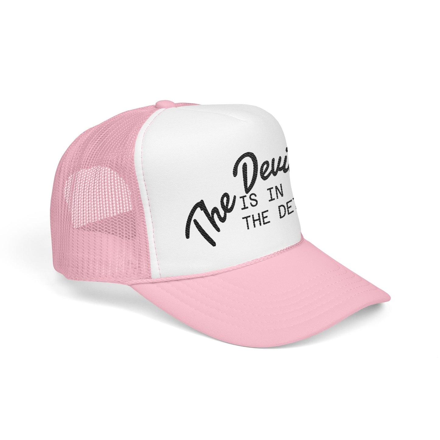 "The Devil is in the Detail" Wash King Trucker Hat