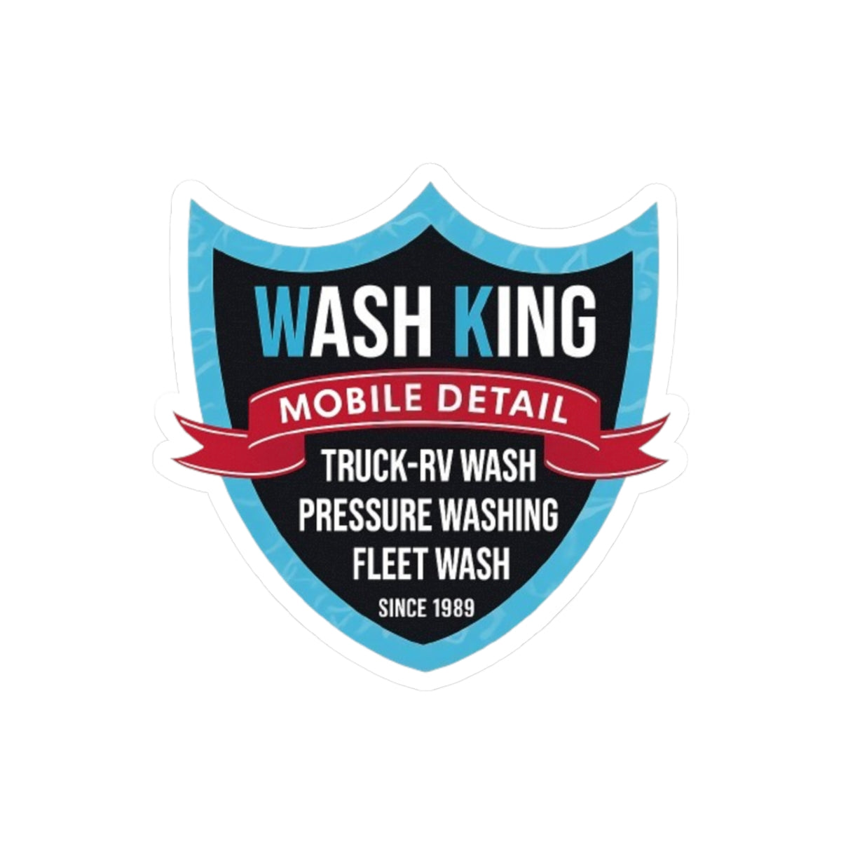 Wash King Stickers